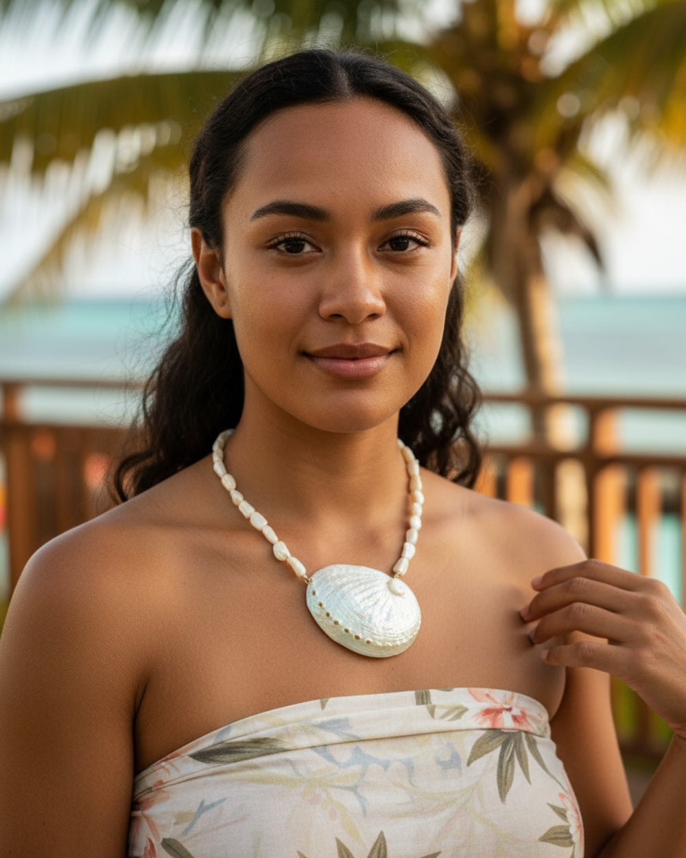 ISLAKOKO x Seakk Seashell Glow Necklace