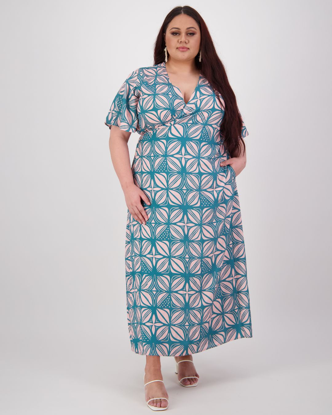 Laei Womens Island TShirt Dress - Plus Size - Front