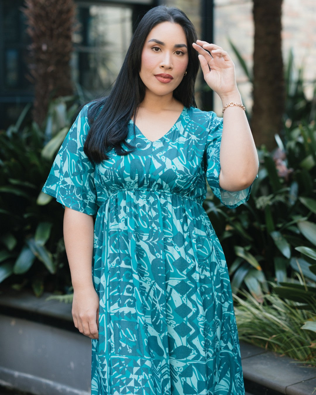 Nevaeh Womens Maxi Dress