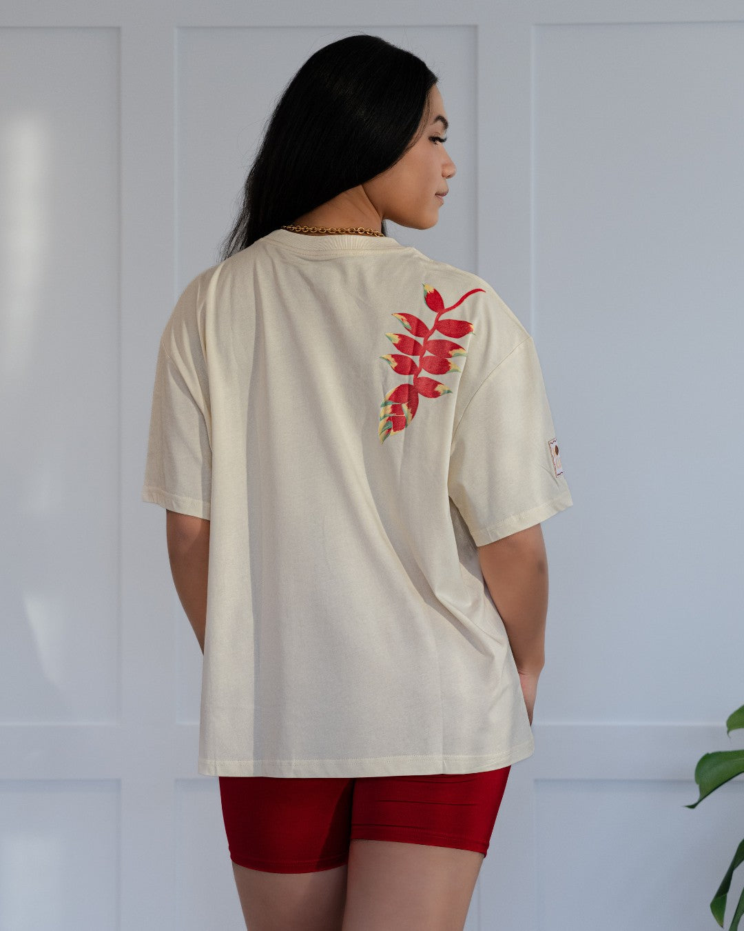 The Heleconia Oversized Island T-Shirt - Lemon Yellow